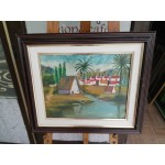 Масло на платно Испания,двойна рамка - 3654 - КА42